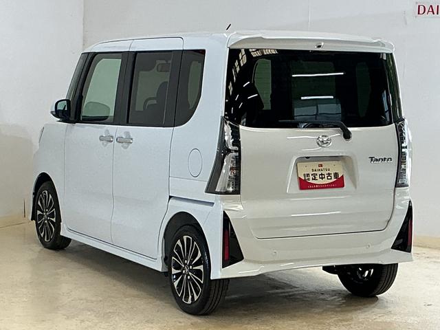 タントカスタムRSリミテッド 届出済み未使用車 ターボ ETC届出済み未使用車 ターボ 9インチディスプレイオーディオ バックカメラ ETC 両側電動スライドドア アダプティブクルーズコントロール シートヒーター 前後コーナーセンサー オートマチックハイビーム(京都府)の中古車