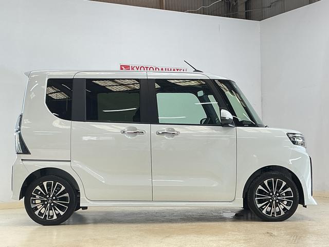 タントカスタムRSリミテッド 届出済み未使用車 ターボ ETC届出済み未使用車 ターボ 9インチディスプレイオーディオ バックカメラ ETC 両側電動スライドドア アダプティブクルーズコントロール 前後コーナーセンサー シートヒーター オートマチックハイビーム(京都府)の中古車
