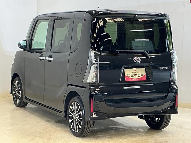 タントカスタムRSリミテッド 届出済み未使用車 ターボ ETC届出済み未使用車 ターボ 9インチディスプレイオーディオ バックカメラ ETC 両側電動スライドドア アダプティブクルーズコントロール シートヒーター 前後コーナーセンサー オートマチックハイビーム(京都府)の中古車
