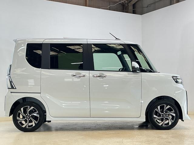 タントカスタムＸリミテッド　届出済未使用車　ディスプレイオーディオ届出済み未使用車　９インチディスプレイオーディオ　バックカメラ　ＥＴＣ　両側電動スライドドア　アダプティブクルーズコントロール　シートヒーター　前後コーナーセンサー　オートマチックハイビーム　スマアシ（京都府）の中古車
