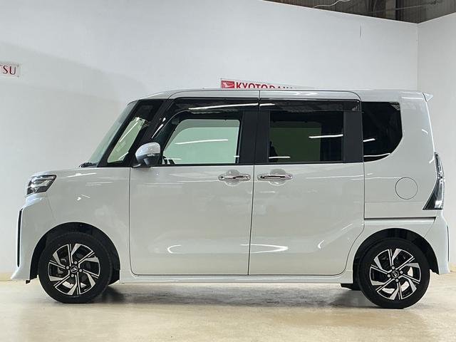 タントカスタムＸ　ワンオーナー　ナビ　パノラマモニター　ドラレコワンオーナー　ナビ　パノラマモニター　ＥＴＣ　前後ドラレコ　両側電動スライドドア　シートヒーター　電子パーキング　前後コーナーセンサー　Ｂｌｕｅｔｏｏｔｈ　ＵＳＢ接続　ＤＶＤ再生　フルセグＴＶ（京都府）の中古車