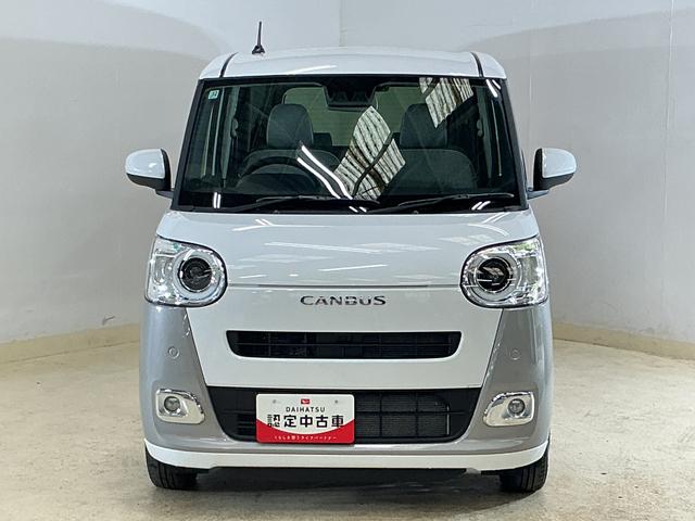 ムーヴキャンバスストライプスＧ　バックカメラ　両側電動スライドドア　スマアシバックカメラ　両側電動スライドドア　ホットカップホルダー　シートヒーター　前後コーナーセンサー　電子パーキング　オートマチックハイビーム　オートブレーキホールド　ＵＳＢチャージャー　スマートキー（京都府）の中古車