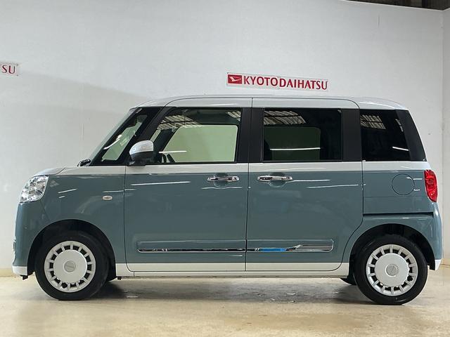 ムーヴキャンバスストライプスG ワンオーナー バックカメラ シートヒーターワンオーナー バックカメラ 両側電動スライドドア ホットカップホルダー シートヒーター 前後コーナーセンサー オートマチックハイビーム 電子パーキング オートブレーキホールド USBチャージャー(京都府)の中古車