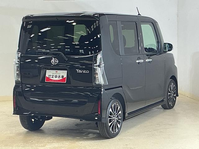 タントカスタムRSリミテッド 届出済み未使用車 ターボ ETC届出済み未使用車 ターボ 9インチディスプレイオーディオ バックカメラ ETC 両側電動スライドドア アダプティブクルーズコントロール シートヒーター コーナーセンサー Bluetooth スマアシ(京都府)の中古車