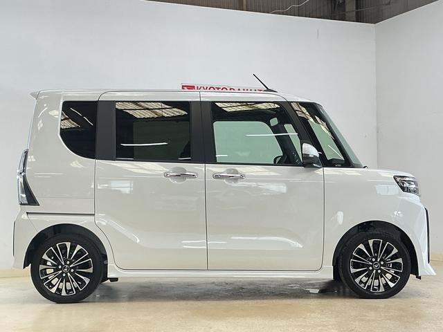 タントカスタムRSリミテッド 届出済み未使用車 ターボ ETC届出済み未使用車 ターボ 9インチディスプレイオーディオ バックカメラ ETC 両側電動スライドドア シートヒーター アダプティブクルーズコントロール 前後コーナーセンサー オートマチックハイビーム(京都府)の中古車
