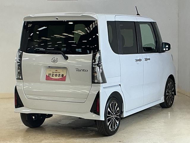 タントカスタムRSリミテッド 届出済み未使用車 ターボ ETC届出済み未使用車 ターボ 9インチディスプレイオーディオ バックカメラ ETC 両側電動スライドドア シートヒーター アダプティブクルーズコントロール 前後コーナーセンサー オートマチックハイビーム(京都府)の中古車