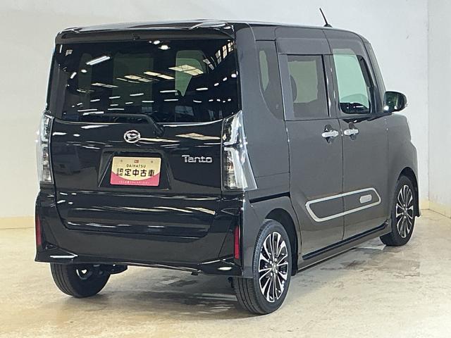 タントカスタムＲＳ　ワンオーナー　ターボ　パノラマモニター　ＥＴＣワンオーナー　ターボ　パノラマモニター　ＥＴＣ　両側電動スライドドア　シートヒーター　前後コーナーセンサー　オートマチックハイビーム　電子パーキング　オートブレーキホールド　ＵＳＢチャージャー（京都府）の中古車