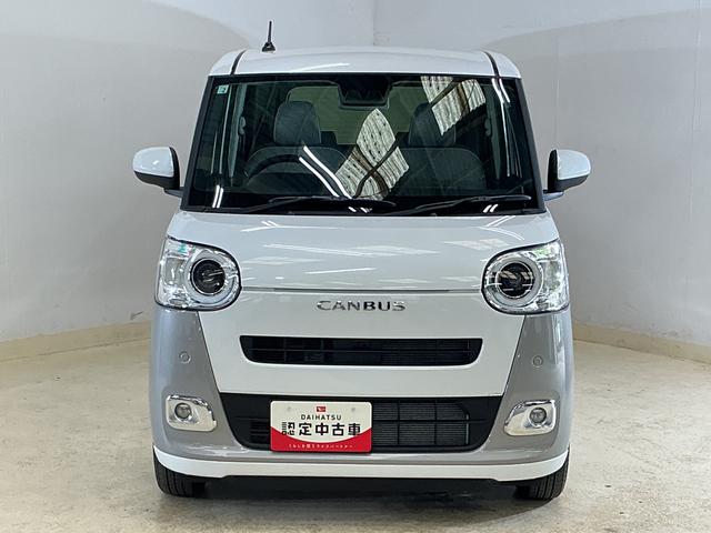 ムーヴキャンバスストライプスＧ　届出済未使用車　ディスプレイオーディオ届出済未使用車　９インチディスプレイオーディオ　バックカメラ　フルセグチューナー　ブルートゥース対応　両側リヤパワースライドドア　プッシュボタンエンジンスタート　ＬＥＤヘッドライト　コーナーセンサー（京都府）の中古車