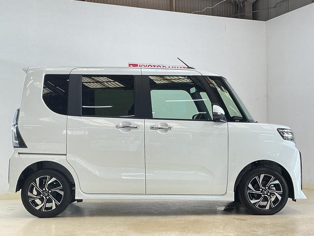 タントカスタムＸリミテッド　届出済未使用車　ディスプレイオーディオ届出済み未使用車　９インチディスプレイオーディオ　バックカメラ　ＥＴＣ　両側パワースライドドア　アダプティブクルーズコントロール　シートヒーター　前後コーナーセンサー　オートハイビーム　フルセグＴＶ（京都府）の中古車