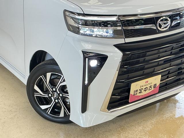 タントカスタムＸリミテッド　届出済未使用車　ディスプレイオーディオ届出済み未使用車　９インチディスプレイオーディオ　バックカメラ　ＥＴＣ　両側パワースライドドア　アダプティブクルーズコントロール　シートヒーター　前後コーナーセンサー　オートハイビーム　フルセグＴＶ（京都府）の中古車