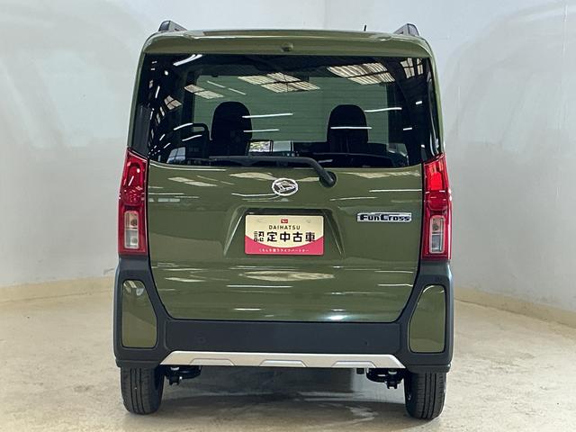 タントファンクロスリミテッド　展示車　バックカメラ　ＥＴＣ　ＵＳＢ展示車　９インチディスプレイオーディオ　バックカメラ　ＥＴＣ　両側パワースライドドア　シートヒーター　アダプティブクルーズコントロール　電動パーキングブレーキ　コーナーセンサー　オートハイビーム（京都府）の中古車