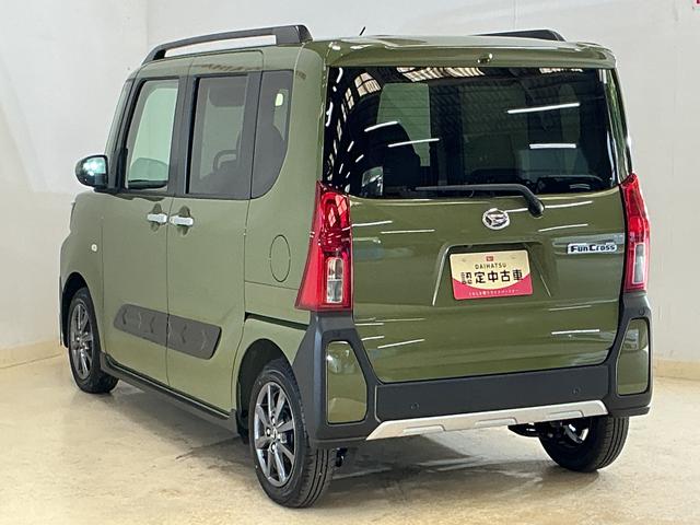 タントファンクロスリミテッド　展示車　バックカメラ　ＥＴＣ　ＵＳＢ展示車　９インチディスプレイオーディオ　バックカメラ　ＥＴＣ　両側パワースライドドア　シートヒーター　アダプティブクルーズコントロール　電動パーキングブレーキ　コーナーセンサー　オートハイビーム（京都府）の中古車