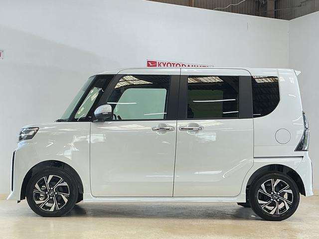 タントカスタムＸリミテッド　展示車　９インチディスプレイオーディオ展示車　９インチディスプレイオーディオ　バックカメラ　ＥＴＣ　両側パワースライドドア　アダプティブクルーズコントロール　シートヒーター　コーナーセンサー　電動パーキングブレーキ　スマアシ　フルセグＴＶ（京都府）の中古車