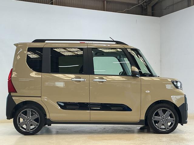 タントファンクロスターボリミテッド　届出済未使用車　ＥＴＣ届出済未使用車　スマートアシスト　９インチディスプレイオーディオ　フルセグチューナー　ブルートゥース対応　両側リヤパワースライドドア　プッシュボタンエンジンスタート　バックカメラ　ＬＥＤヘッドライト（京都府）の中古車