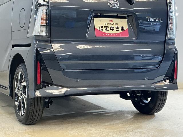 タントカスタムＸリミテッド　バックカメラ　ＥＴＣ　シートヒーターバックカメラ　ＥＴＣ　両側パワースライドドア　アダプティブクルーズコントロール　シートヒーター　コーナーセンサー　電動パーキングブレーキ　オートハイビーム　ＵＳＢチャージャー　オートライト　スマアシ（京都府）の中古車