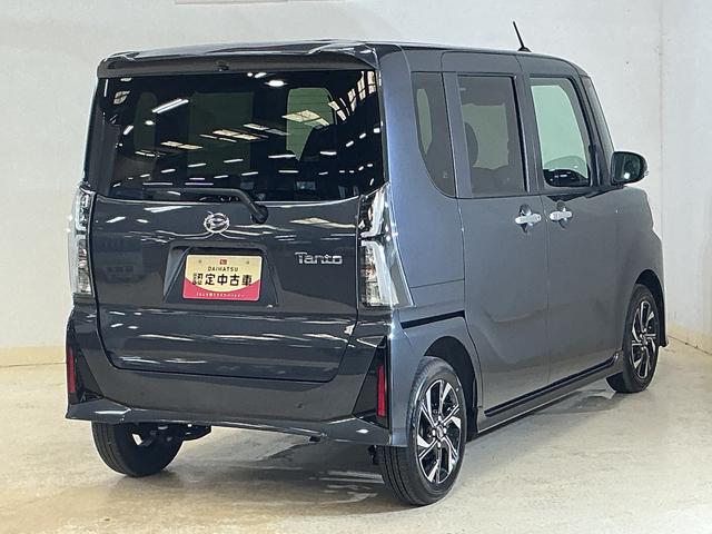 タントカスタムＸリミテッド　バックカメラ　ＥＴＣ　シートヒーターバックカメラ　ＥＴＣ　両側パワースライドドア　アダプティブクルーズコントロール　シートヒーター　コーナーセンサー　電動パーキングブレーキ　オートハイビーム　ＵＳＢチャージャー　オートライト　スマアシ（京都府）の中古車