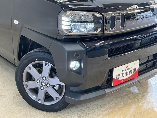 タフトGターボ ダーククロムベンチャー デモカー バックカメラデモカー 9インチディスプレイオーディオ バックカメラ スカイフィールトップ アダプティブクルーズコントロール シートヒーター コーナーセンサー 電動パーキングブレーキ オートハイビーム フルセグTV(京都府)の中古車