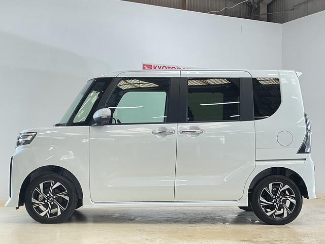 タントカスタムＸリミテッド　展示車　９インチディスプレイオーディオ展示車　９インチディスプレイオーディオ　バックカメラ　ＥＴＣ　両側パワースライドドア　アダプティブクルーズコントロール　シートヒーター　コーナーセンサー　電動パーキングブレーキ　オートハイビーム（京都府）の中古車