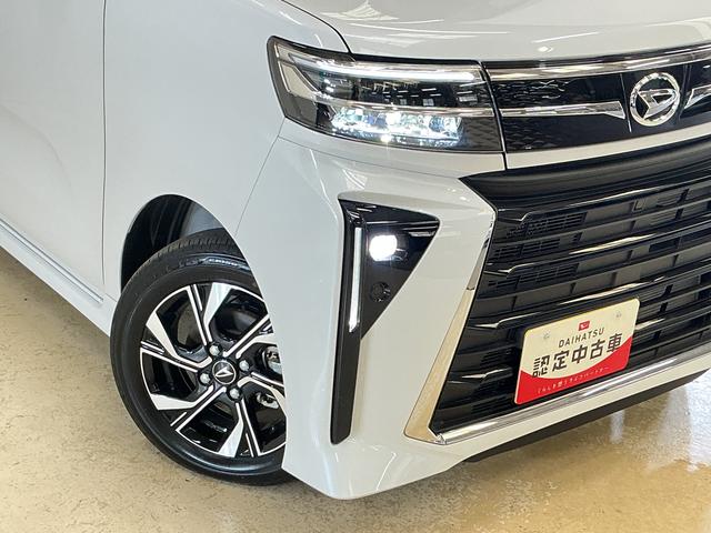 タントカスタムＸリミテッド　展示車　９インチディスプレイオーディオ展示車　９インチディスプレイオーディオ　バックカメラ　ＥＴＣ　両側パワースライドドア　アダプティブクルーズコントロール　シートヒーター　コーナーセンサー　電動パーキングブレーキ　オートハイビーム（京都府）の中古車