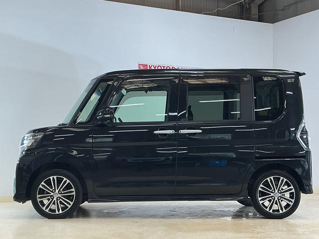 タントカスタムRS トップエディションSAIII ワンオーナーワンオーナー ナビ バックカメラ ETC 両側パワースライドドア 運転席シートヒーター リヤコーナーセンサー オートハイビーム Bluetooth USB接続 DVD再生 フルセグTV 車内キャリア(京都府)の中古車