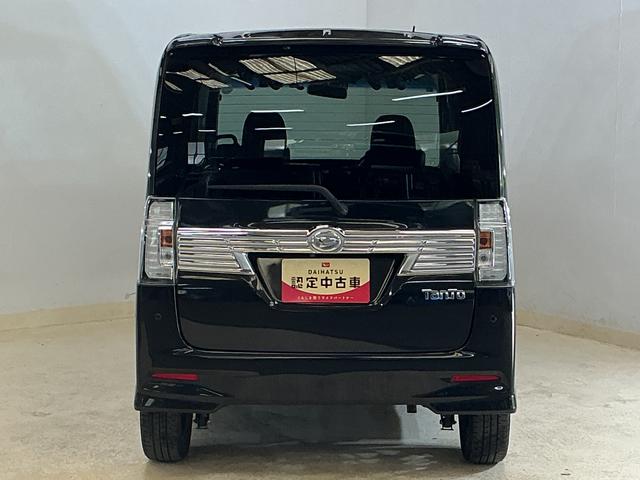 タントカスタムRS トップエディションSAIII ワンオーナーワンオーナー ナビ バックカメラ ETC 両側パワースライドドア 運転席シートヒーター リヤコーナーセンサー オートハイビーム Bluetooth USB接続 DVD再生 フルセグTV 車内キャリア(京都府)の中古車