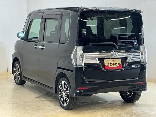 タントカスタムRS トップエディションSAIII ワンオーナーワンオーナー ナビ バックカメラ ETC 両側パワースライドドア 運転席シートヒーター リヤコーナーセンサー オートハイビーム Bluetooth USB接続 DVD再生 フルセグTV 車内キャリア(京都府)の中古車