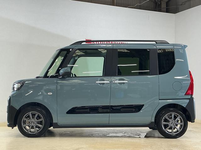 タントファンクロスリミテッド　届出済未使用車　バックカメラ　ＥＴＣ届出済み未使用車　９型ディスプレイオーディオ　バックカメラ　ＥＴＣ　両側パワースライドドア　アダプティブクルーズコントロール　シートヒーター　コーナーセンサー　電動パーキングブレーキ　オートハイビーム（京都府）の中古車