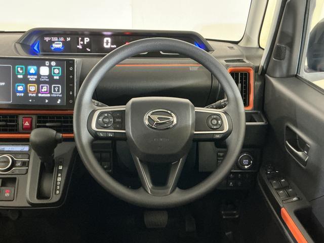 タントファンクロスリミテッド　届出済未使用車　バックカメラ　ＥＴＣ届出済み未使用車　９型ディスプレイオーディオ　バックカメラ　ＥＴＣ　両側パワースライドドア　アダプティブクルーズコントロール　シートヒーター　コーナーセンサー　電動パーキングブレーキ　オートハイビーム（京都府）の中古車
