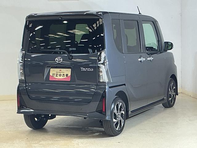 タントカスタムＸリミテッド　バックカメラ　ＥＴＣ　シートヒーターバックカメラ　ＥＴＣ　両側パワースライドドア　アダプティブクルーズコントロール　シートヒーター　コーナーセンサー　電動パーキングブレーキ　オートハイビーム　１４インチ純正アルミホイール　オートライト（京都府）の中古車