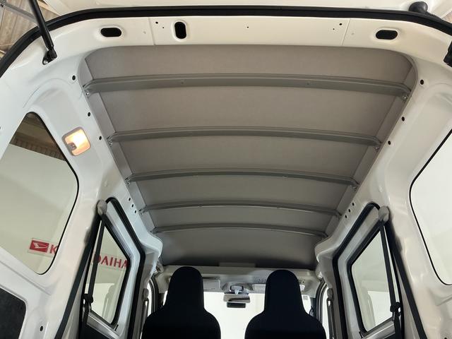 ハイゼットカーゴＤＸ　届出済み未使用車　電子制御式４ＷＤ　ＣＶＴ車　ラジオ届出済み未使用車　電子制御式４ＷＤ　ＣＶＴ車　ラジオデッキ　コーナーセンサー　オートハイビーム　キーレスエントリー　オートライト　スペアキー有り　スマートアシスト　アイドリングストップ　横滑り防止装置（京都府）の中古車