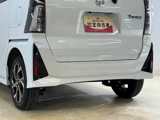 タントカスタムＸ　レンタカーアップ　ナビ　パノラマモニター　ＥＴＣレンタカーアップ　ナビＴＶ　パノラマモニター　ドライブレコーダー　ＥＴＣ　両側パワースライドドア　シートヒーター　コーナーセンサー　電動パーキングブレーキ　オートハイビーム　Ｂｌｕｅｔｏｏｔｈ（京都府）の中古車