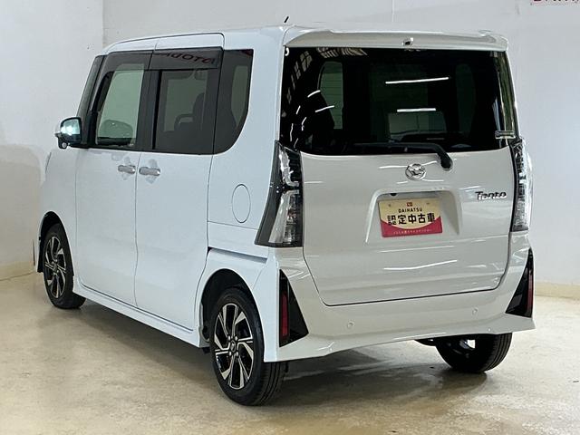 タントカスタムＸ　レンタカーアップ　ナビ　パノラマモニター　ＥＴＣレンタカーアップ　ナビＴＶ　パノラマモニター　ドライブレコーダー　ＥＴＣ　両側パワースライドドア　シートヒーター　コーナーセンサー　電動パーキングブレーキ　オートハイビーム　Ｂｌｕｅｔｏｏｔｈ（京都府）の中古車