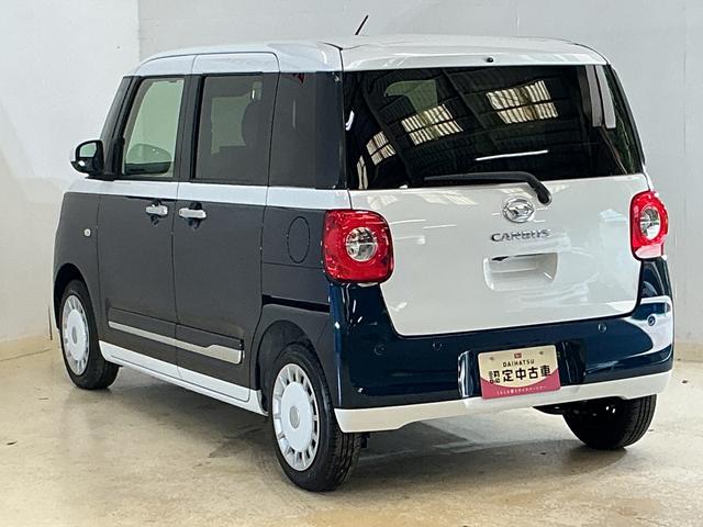 ムーヴキャンバスストライプスＧ　デモカー　９インチディスプレイオーディオデモカー　９インチディスプレイオーディオ　バックカメラ　両側パワースライドドア　ホットカップホルダー　シートヒーター　ワイヤレス充電　コーナーセンサー　電動パーキングブレーキ　オートハイビーム　ＵＳＢ（京都府）の中古車