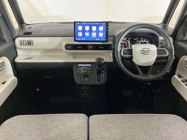 ムーヴキャンバス 中古車 ストライプスＧ　ワンオーナー　ナビ　パノラマモニター　ＥＴＣワンオーナー　１０インチナビ　パノラマモニター　ドラレコ　ＥＴＣ　両側パワースライドドア　ホットカップホルダー　シートヒーター　コーナーセンサー　電動パーキングブレーキ　オートハイビーム　フルセグＴＶ