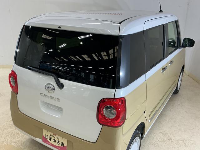 ムーヴキャンバスストライプスＧターボ　届出済未使用車　ディスプレイオーディオ届出済み未使用車　９インチディスプレイオーディオ　バックカメラ　両側パワースライドドア　アダプティブクルーズコントロール　Ｑｉワイヤレス充電器　シートヒーター　コーナーセンサー　電動パーキングブレーキ（京都府）の中古車