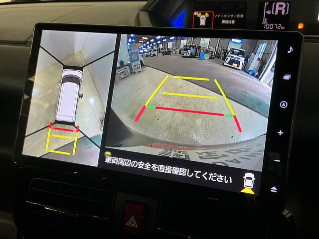 タント 中古車 カスタムＲＳ　ワンオーナー　１０インチナビ　パノラマモニターワンオーナー　１０インチナビ　パノラマモニター　ドラレコ　ＥＴＣ　両側パワースライドドア　アダプティブクルーズコントロール　シートヒーター　コーナーセンサー　電動パーキングブレーキ　Ｂｌｕｅｔｏｏｔｈ
