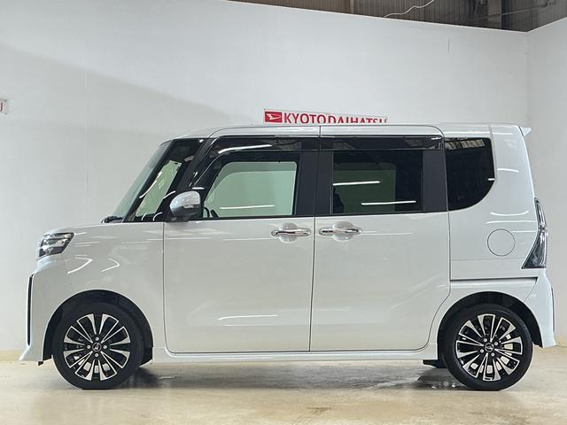 タントカスタムRS ナビ バックカメラ ETC シートヒーターナビ バックカメラ ETC 両側パワースライドドア シートヒーター 電動パーキングブレーキ コーナーセンサー オートハイビーム 15インチ純正アルミホイール Bluetooth USB フルセグTV(京都府)の中古車