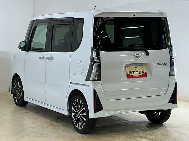 タントカスタムRS ナビ バックカメラ ETC シートヒーターナビ バックカメラ ETC 両側パワースライドドア シートヒーター 電動パーキングブレーキ コーナーセンサー オートハイビーム 15インチ純正アルミホイール Bluetooth USB フルセグTV(京都府)の中古車