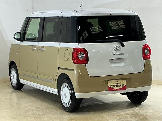 ムーヴキャンバスストライプスＧターボ　デモカー　９型ディスプレイオーディオ展示車　９型ディスプレイオーディオ　バックカメラ　両側パワースライドドア　アダプティブクルーズコントロール　ホットカップホルダー　シートヒーター　コーナーセンサー　ワイヤレス充電器　オートハイビーム（京都府）の中古車