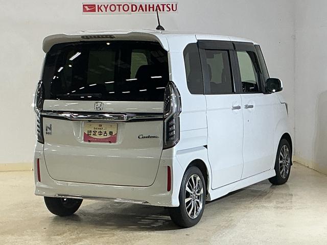 Ｎ−ＢＯＸカスタムＬ　ナビＴＶ　バックカメラ　ＥＴＣ　片側パワースライドドアナビ　バックカメラ　ＥＴＣ　片側パワースライドドア　アダプティブクルーズコントロール　シートヒーター　リヤソナーセンサー　Ｂｌｕｅｔｏｏｔｈ　ＵＳＢ接続　ＤＶＤ再生　フルセグＴＶ　オートライト（京都府）の中古車