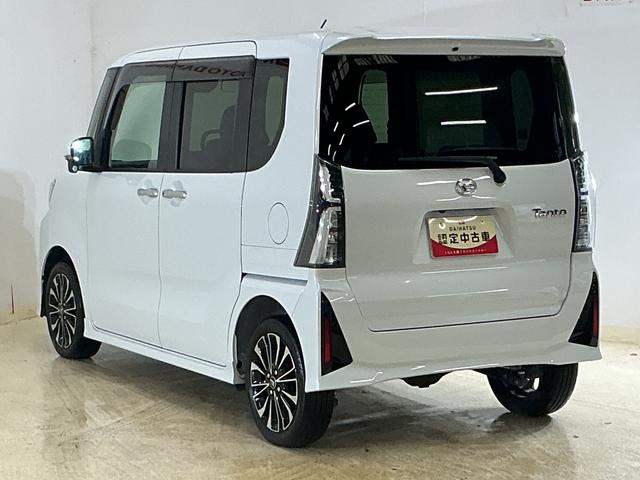 タントカスタムRS 4WD ワンオーナー パノラマモニター ETC4WD ワンオーナー 9インチディスプレイオーディオ パノラマモニター スマートパノラマパーキングアシスト ドラレコ ETC 両側パワースライドドア アダプティブクルーズコントロール シートヒーター(京都府)の中古車
