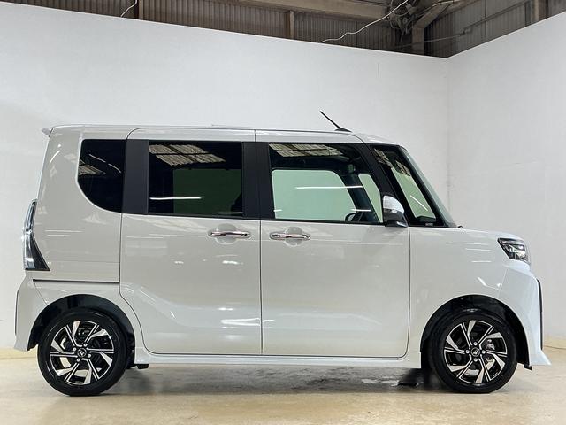 タントカスタムＸリミテッド　届出済未使用車　ディスプレイオーディオ届出済未使用車　９インチディスプレイオーディオ　フルセグチューナー　ブルートゥース対応　バックカメラ　スマートアシスト　両側リヤパワースライドドア　アダプティブクルーズコントロール　ＬＥＤヘッドライト（京都府）の中古車