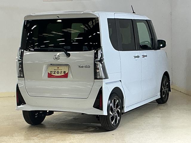 タントカスタムＸリミテッド　届出済未使用車　ディスプレイオーディオ届出済未使用車　９インチディスプレイオーディオ　フルセグチューナー　ブルートゥース対応　バックカメラ　スマートアシスト　両側リヤパワースライドドア　アダプティブクルーズコントロール　ＬＥＤヘッドライト（京都府）の中古車