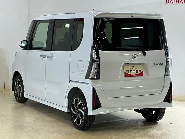 タントカスタムＸリミテッド　届出済未使用車　ディスプレイオーディオ届出済未使用車　９インチディスプレイオーディオ　フルセグチューナー　ブルートゥース対応　バックカメラ　スマートアシスト　両側リヤパワースライドドア　アダプティブクルーズコントロール　ＬＥＤヘッドライト（京都府）の中古車