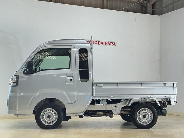 ハイゼットトラックジャンボエクストラ　電子制御式４ＷＤ　デモカー　禁煙車電子制御式４ＷＤ　デモカー　禁煙車　３方開　荷台作業灯　スーパーデフロック　コーナーセンサー　オートハイビーム　スマートキー　プッシュスタート　フォグライト　ＬＥＤヘッドライト　オートライト　スマアシ（京都府）の中古車