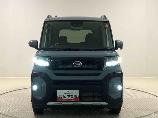 タントファンクロス　４ＷＤ　電動パーキングブレーキ　シートリフターＬＥＤオートライト　パワースライドドアウェルカムオープン機能　電動パーキングブレーキ　運転席助手席シートヒーター　アルミホイール　キーフリーシステム　　オート電動格納式ドアミラー（広島県）の中古車