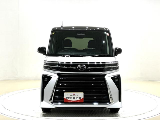 タントカスタムＸ　ミラクルオープンドア　運転席助手席シートヒーターＬＥＤヘッドランプ　フォグランプ　１４インチアルミホイール　プッシュボタンスタート　セキュリティアラーム　オートライト　電動パーキング　ミラクルオープンドア（広島県）の中古車