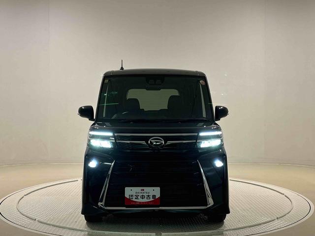 タントカスタムＲＳ　電動パーキング　運転席助手席シートヒーターＬＥＤヘッドランプ　フォグランプ　１５インチアルミホイール　プッシュボタンスタート　セキュリティアラーム　オートライト　電動パーキング　運転席助手席シートヒーター　ミラクルオープンドア（広島県）の中古車