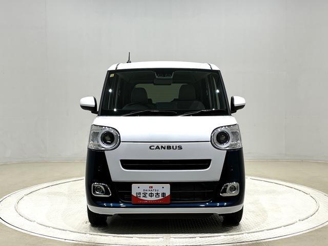 ムーヴキャンバスストライプスＧ　４ＷＤ　ＬＥＤヘッドランプ・フォグランプ電動パーキングブレーキ　プッシュボタンスタート　セキュリティアラーム　バックカメラ　両側パワースライドドアウエルカムオープン機能　オート電動格納式ドアミラー　シートヒーター　ステアリングスイッチ（広島県）の中古車