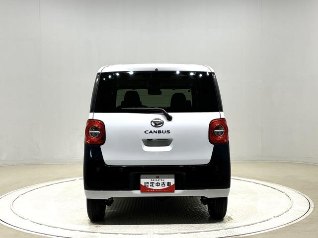 ムーヴキャンバスストライプスＧ　４ＷＤ　ＬＥＤヘッドランプ・フォグランプ電動パーキングブレーキ　プッシュボタンスタート　セキュリティアラーム　バックカメラ　両側パワースライドドアウエルカムオープン機能　オート電動格納式ドアミラー　シートヒーター　ステアリングスイッチ（広島県）の中古車